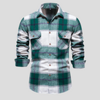 Men's Long-sleeve Overshirt – Green