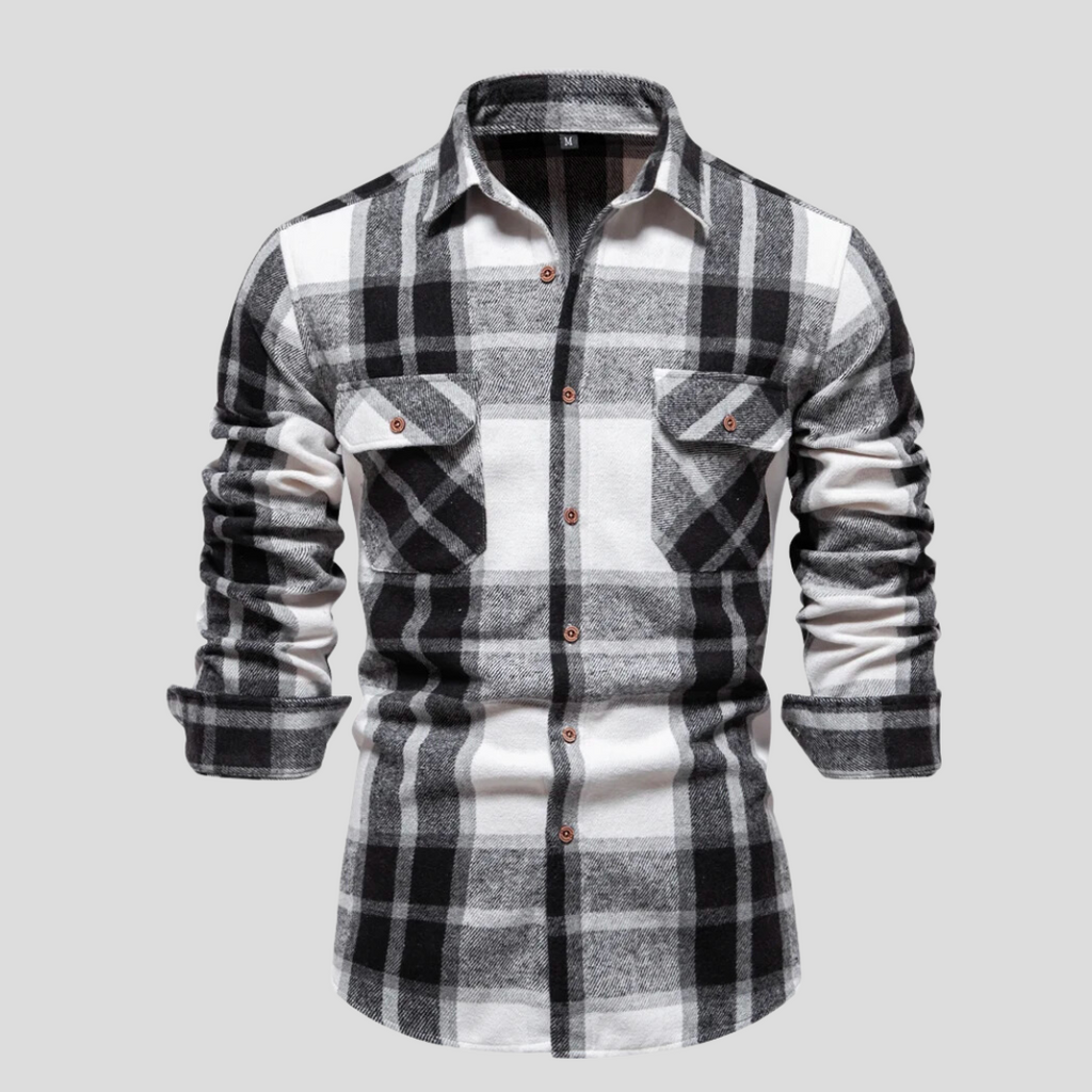 Men's Long-sleeve Overshirt – Green