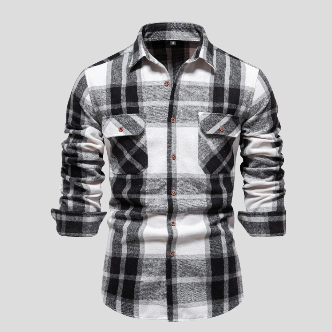 Men's Long-sleeve Overshirt – Green