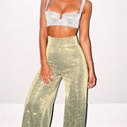 Women's Wide-leg Trousers – Grey