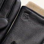 Men's Leather-Look Driving Gloves – Warm Knit Lining