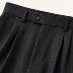 Men's Tailored Pleated Trousers – Relaxed Vintage Fit