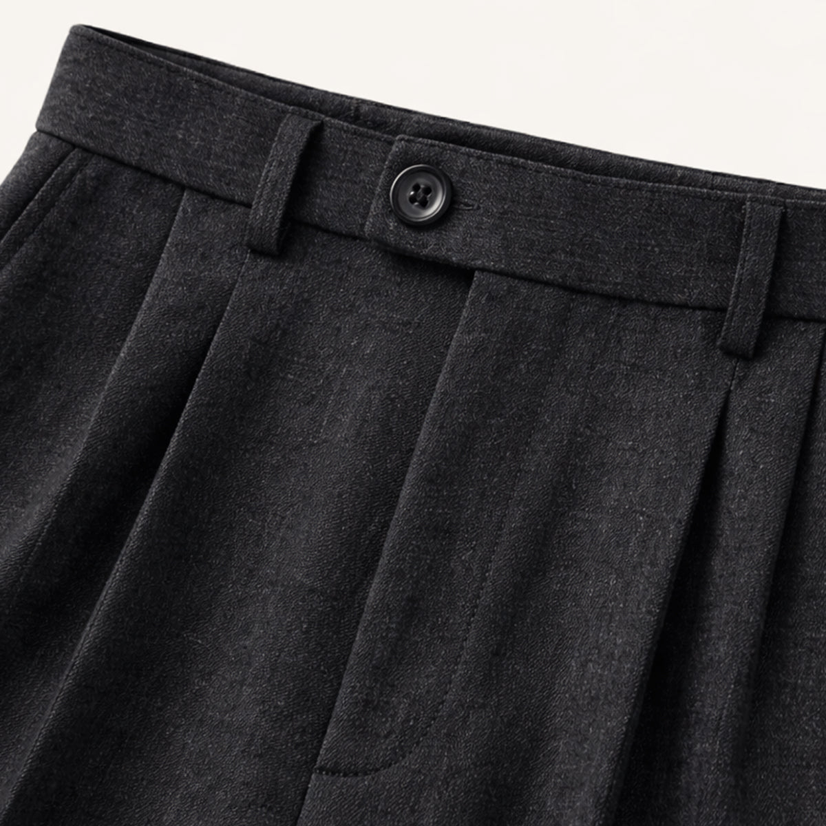 Men's Tailored Pleated Trousers – Relaxed Vintage Fit