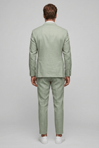 Men's Slim-Fit Two-Piece Suit – Notch-Lapel Blazer and Tailored Trousers