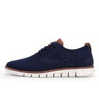 Men's Knitted Wingtip Oxford Shoes