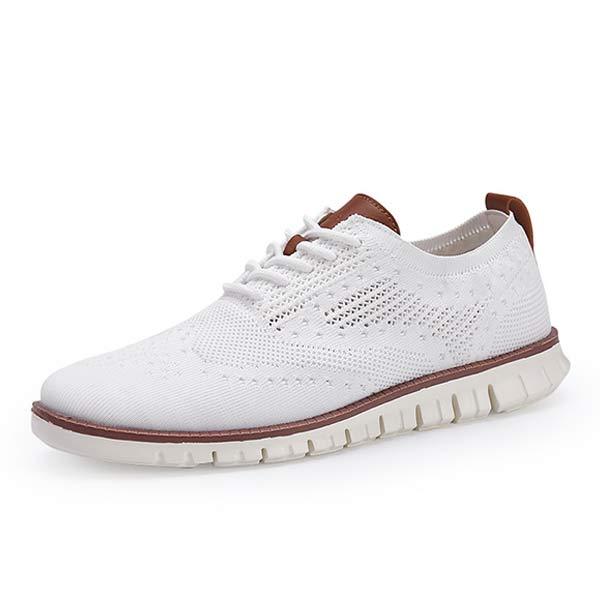 Men's Knitted Wingtip Oxford Shoes