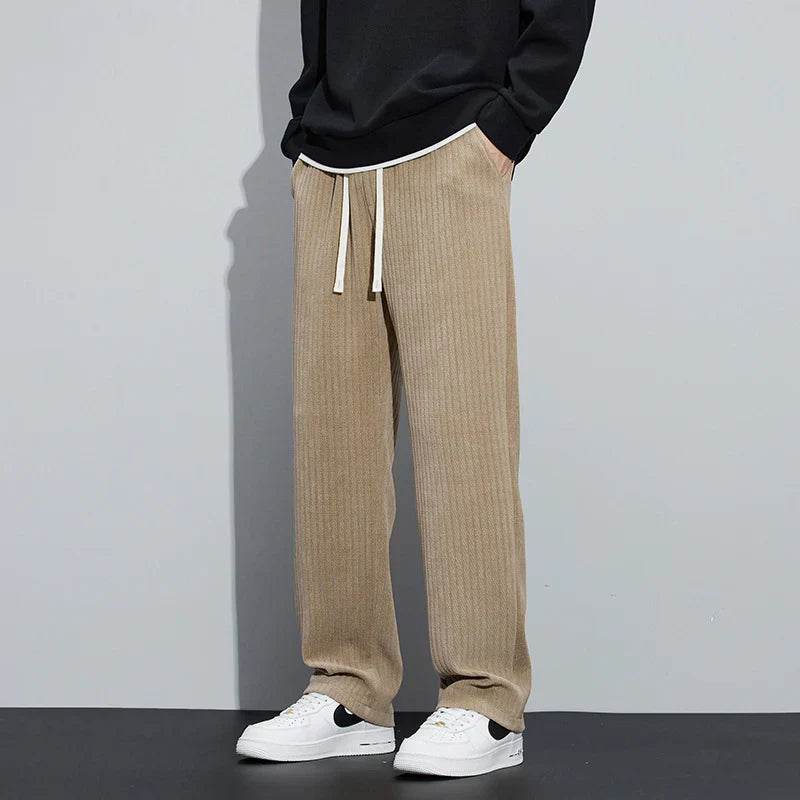 Men's Straight Leg Corduroy Trousers