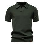 Men's Classic Knit Polo Shirt – 10 Colours
