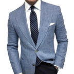 Men's Modern Slim-Fit Blazer – Single-Breasted Tailored Jacket