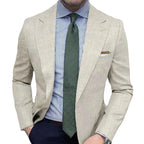 Men's Modern Slim-Fit Blazer – Single-Breasted Tailored Jacket