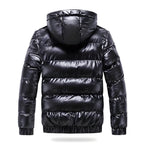 Men's Puffer Jacket with Detachable Hood