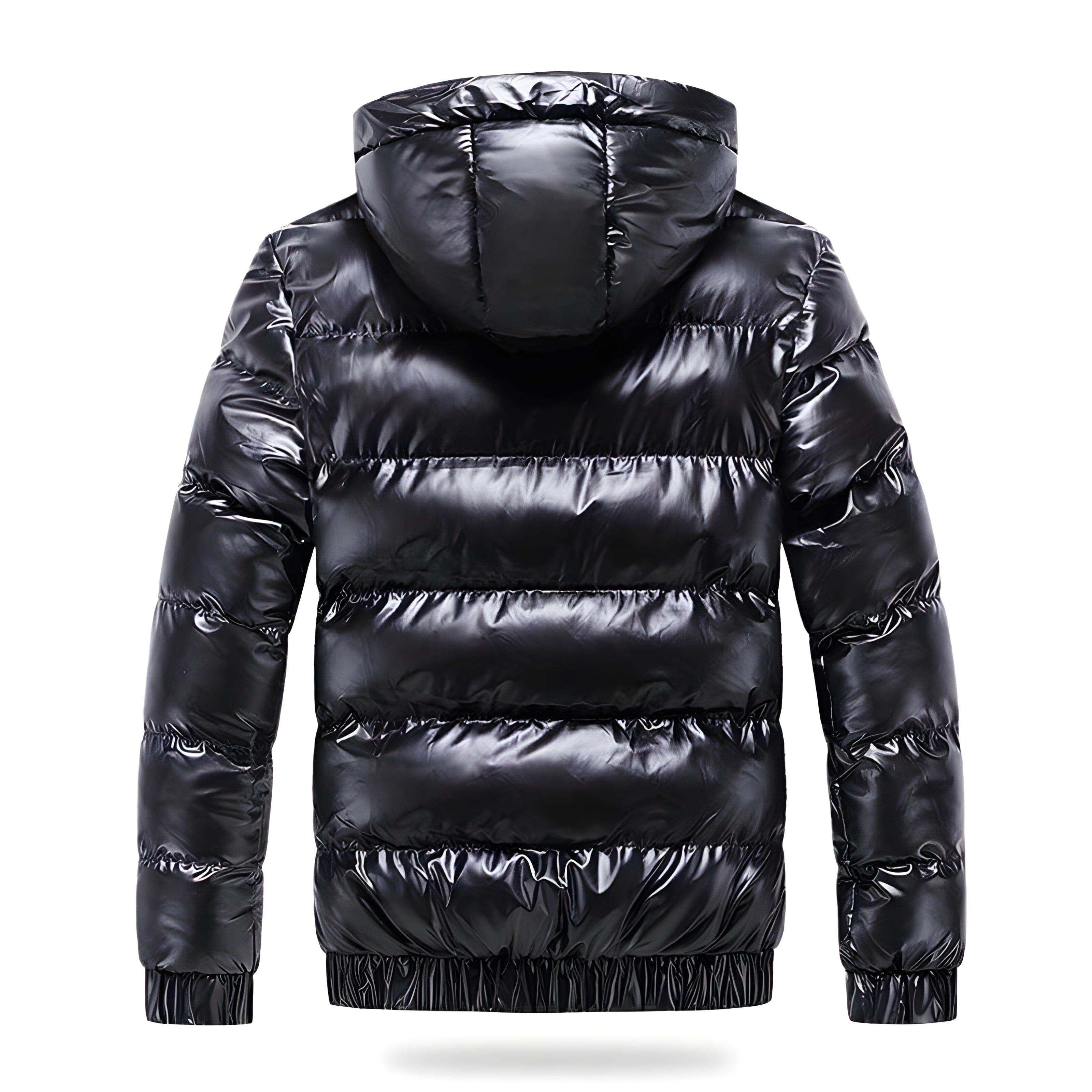 Men's Puffer Jacket with Detachable Hood