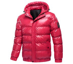Men's Puffer Jacket with Detachable Hood