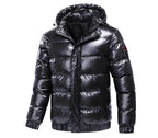 Men's Puffer Jacket with Detachable Hood