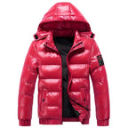 Men's Puffer Jacket with Detachable Hood