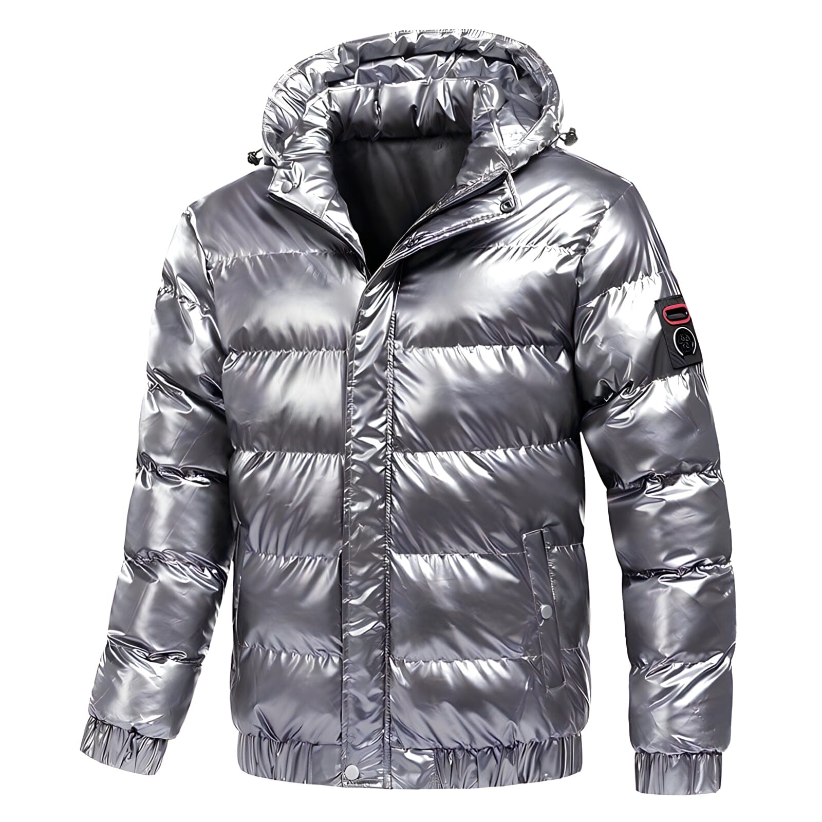 Men's Puffer Jacket with Detachable Hood