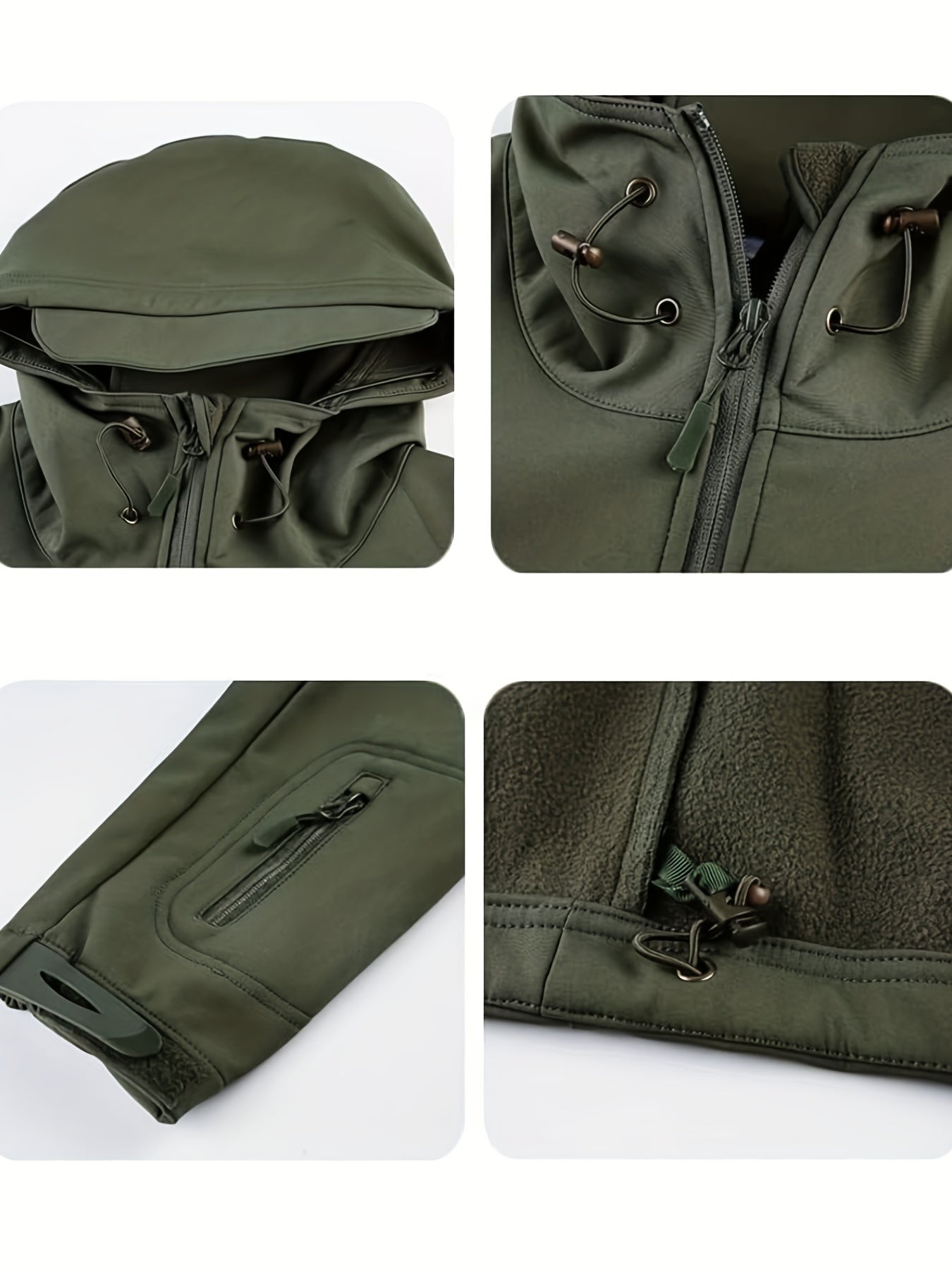 Men's Waterproof Jacket with Hood