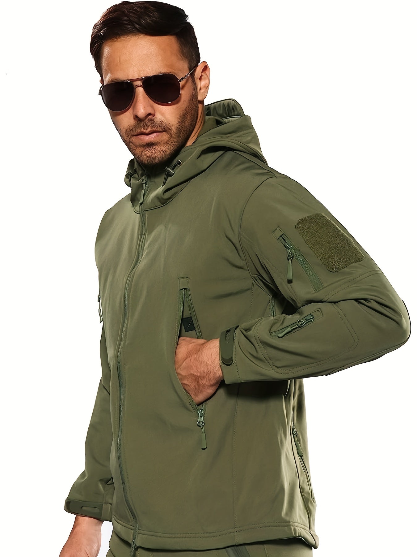 Men's Waterproof Jacket with Hood