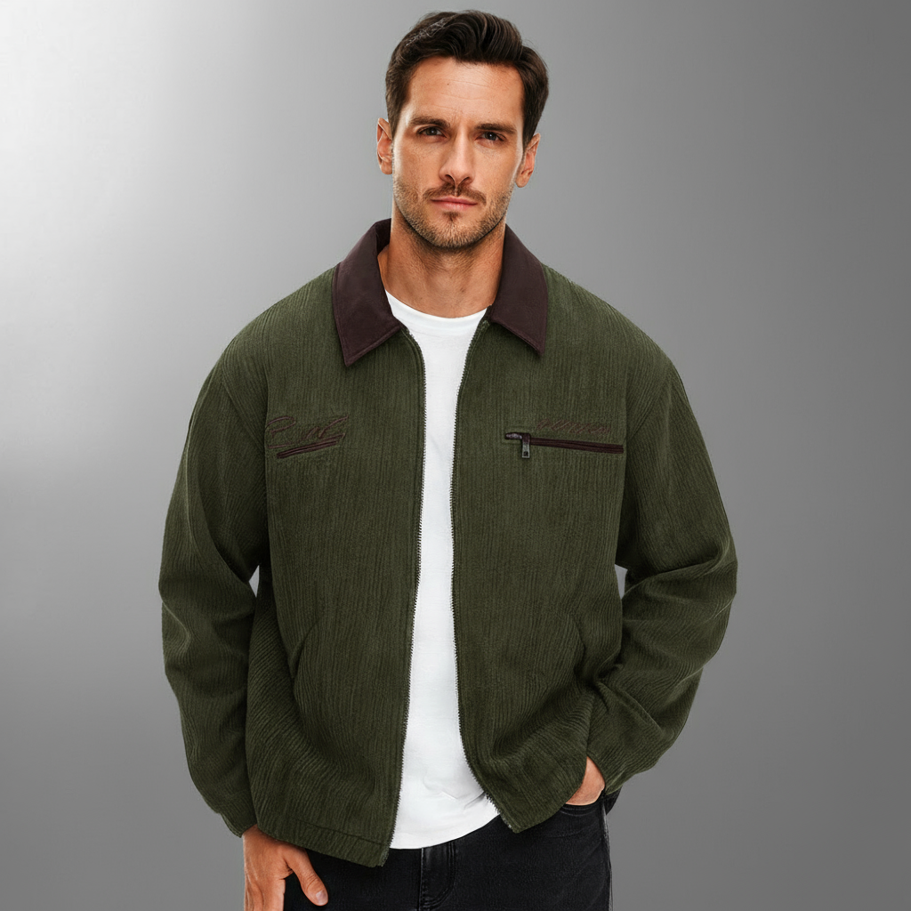 Men's Lightweight Zip Jacket – Smart Casual Layer