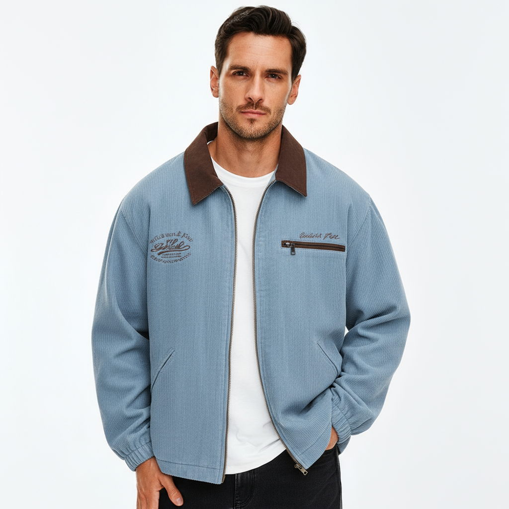 Men's Lightweight Zip Jacket – Smart Casual Layer