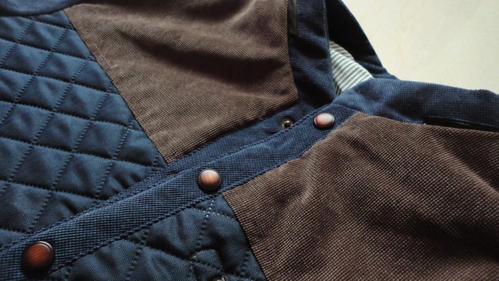 Men's Slim-Fit Patchwork Bomber Jacket
