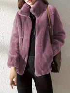 Women's Zip-front Jacket with drawstring and zip