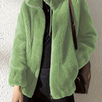 Women's Zip-front Jacket with drawstring and zip