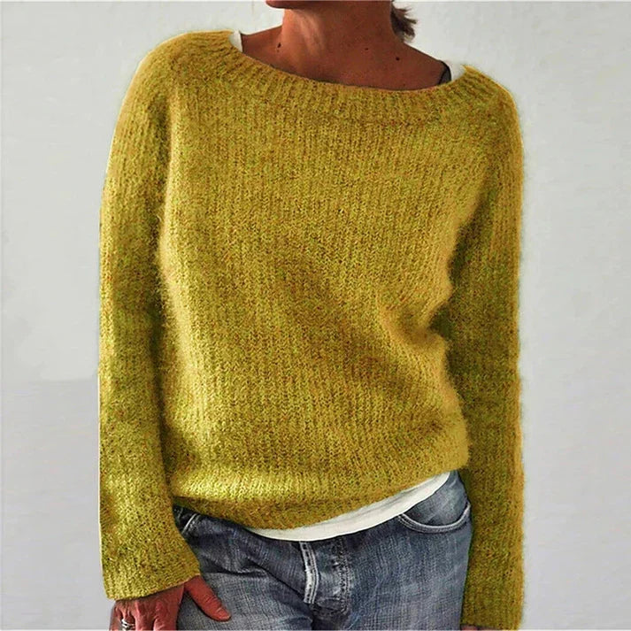 Women's Crew-neck Jumper – Yellow