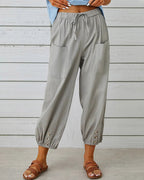 Women's Wide-leg Joggers with high waist