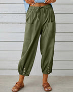 Women's Wide-leg Joggers with high waist