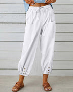 Women's Wide-leg Joggers with high waist
