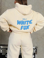 Women's Two-piece Trouser Set – Cream