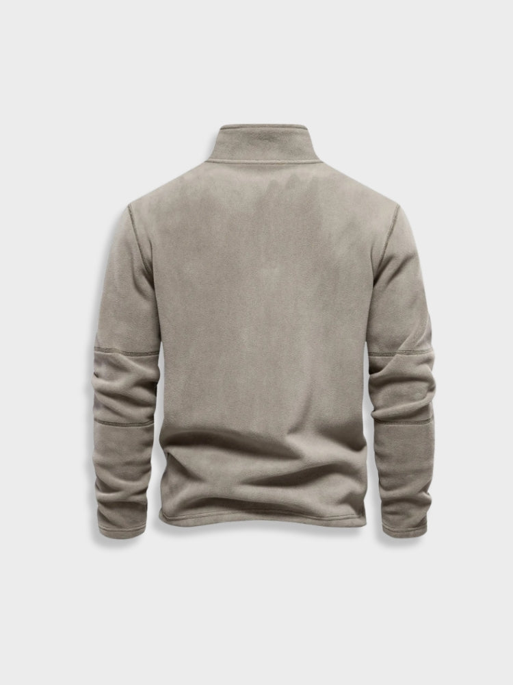 Women's Stand-collar Sweatshirt – Dark Grey