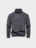 Women's Stand-collar Sweatshirt – Dark Grey