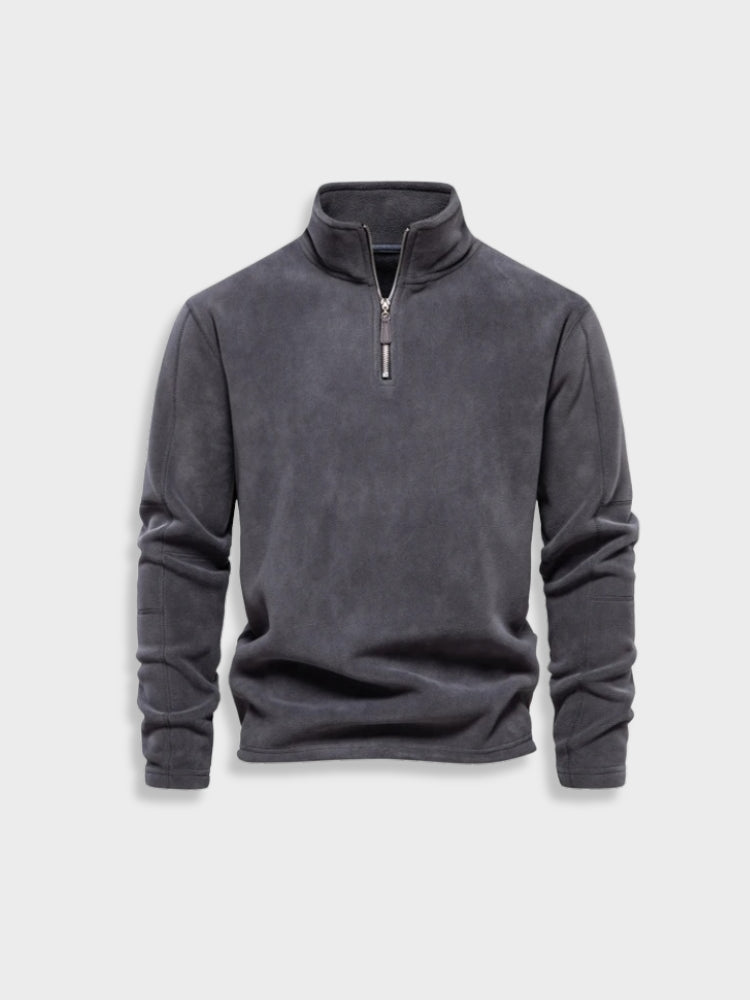 Women's Stand-collar Sweatshirt – Dark Grey
