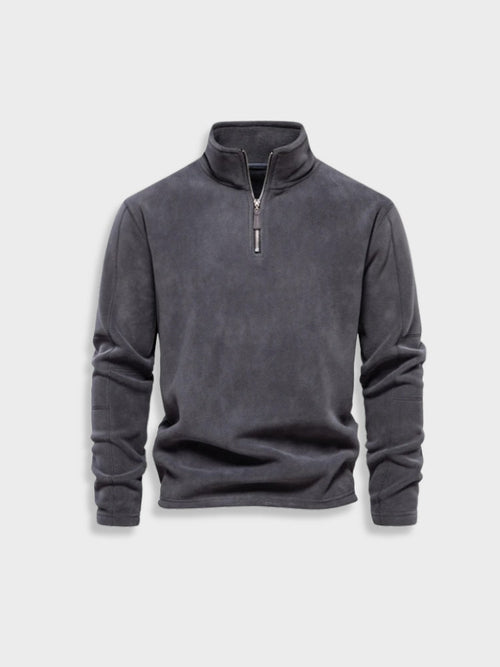 Women's Stand-collar Sweatshirt – Dark Grey