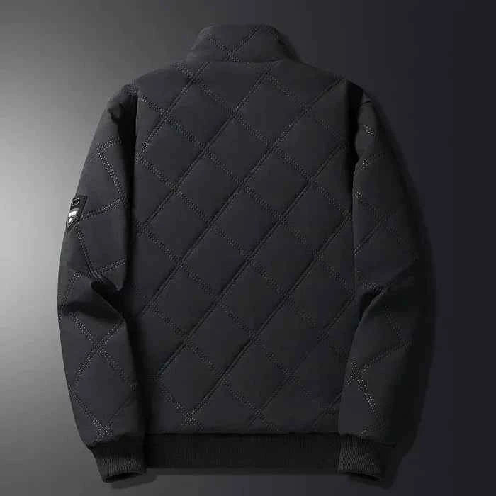 Men's Quilted Fleece-Lined Outdoor Jacket