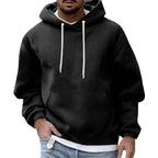 Men's Oversized Hoodie – Long-Sleeve Pullover