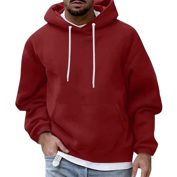 Men's Oversized Hoodie – Long-Sleeve Pullover