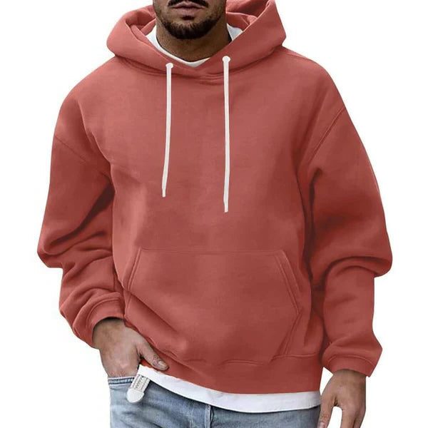 Men's Oversized Hoodie – Long-Sleeve Pullover