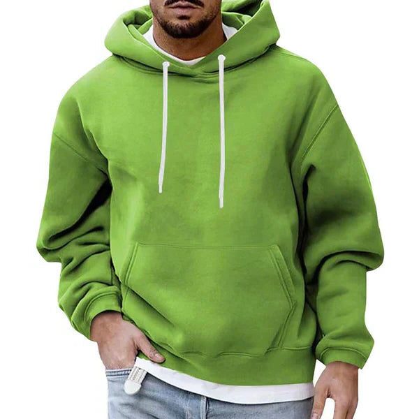 Men's Oversized Hoodie – Long-Sleeve Pullover