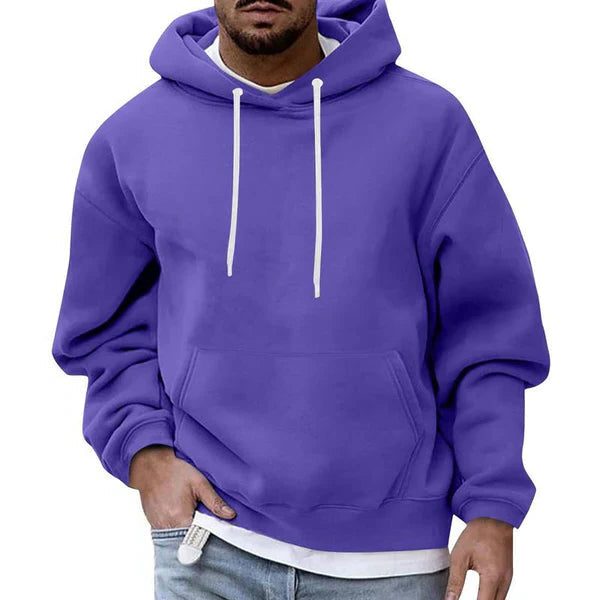 Men's Oversized Hoodie – Long-Sleeve Pullover