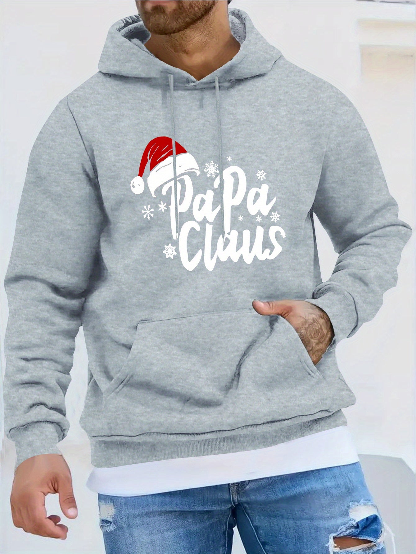 Men's Christmas Print Hoodie
