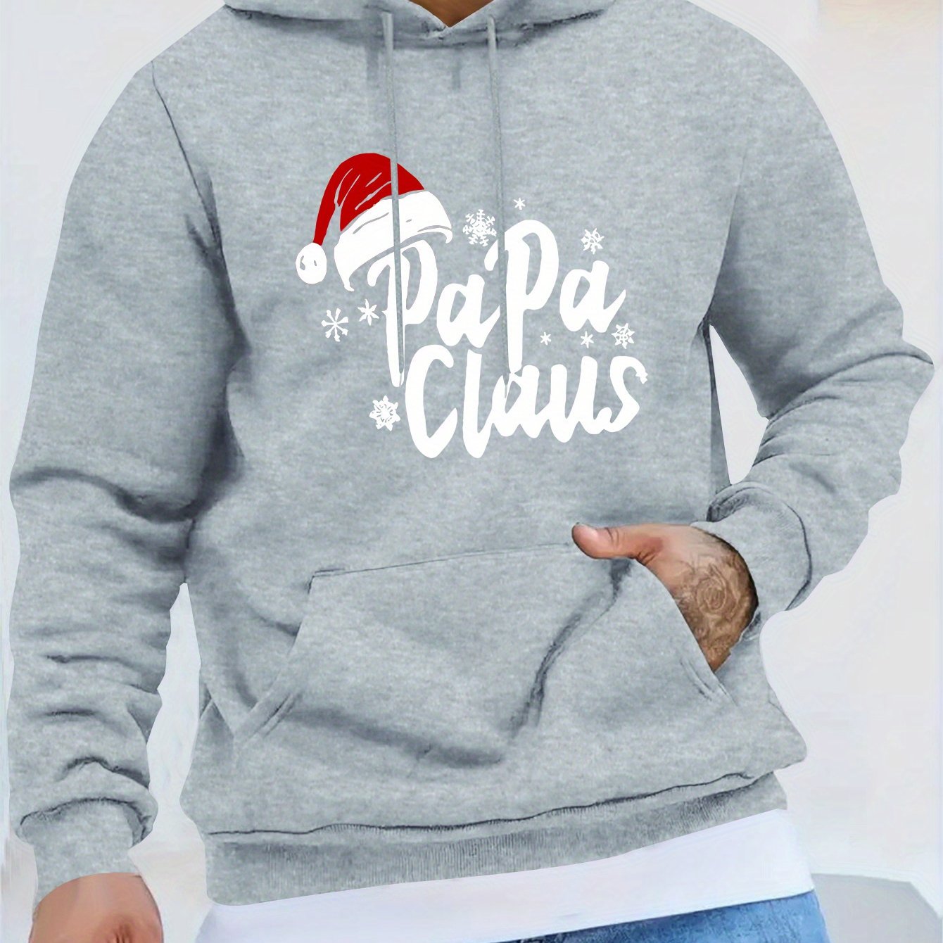 Men's Christmas Print Hoodie