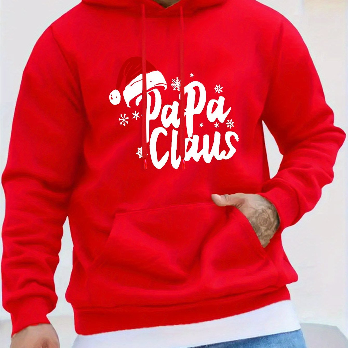 Men's Christmas Print Hoodie