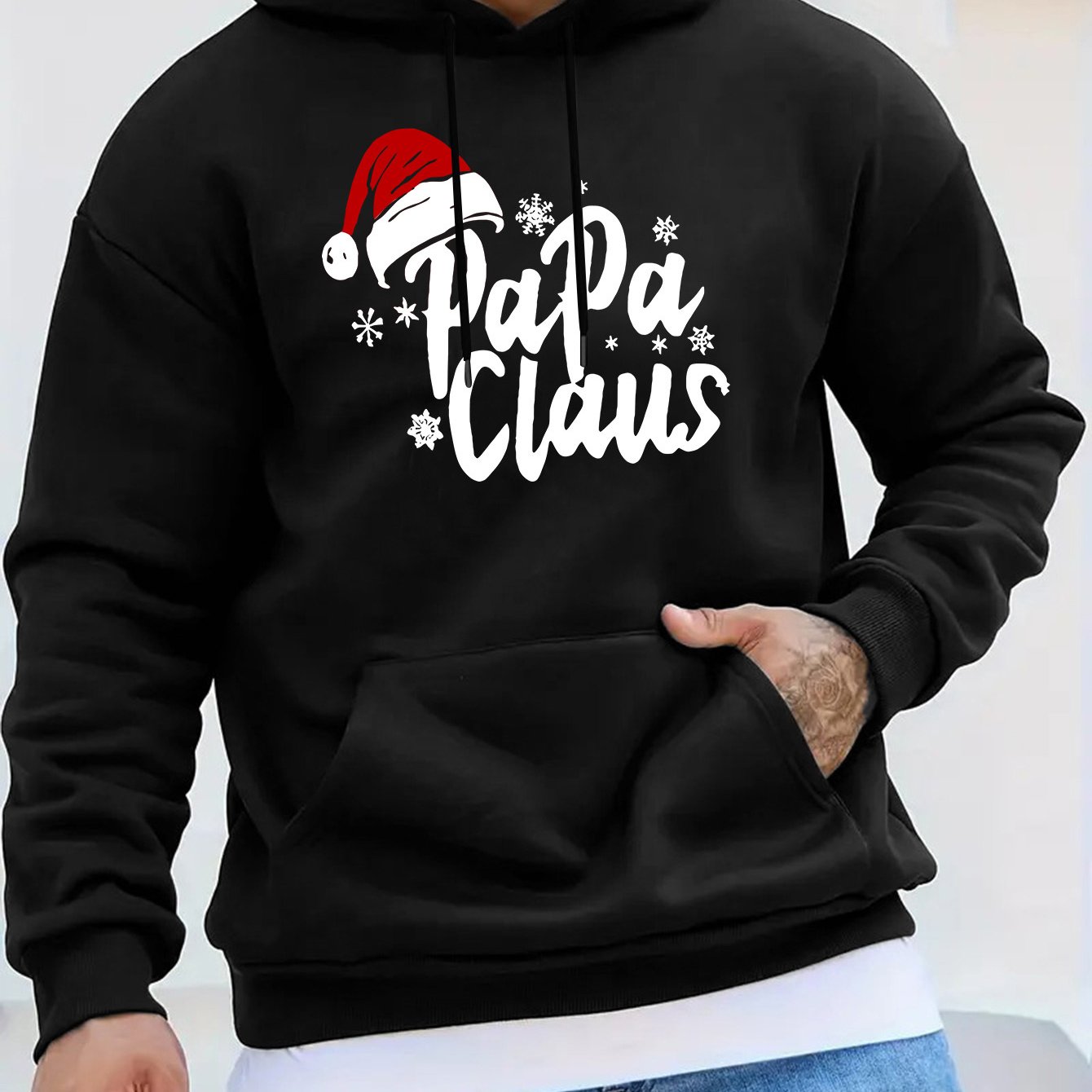Men's Christmas Print Hoodie