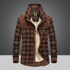 Men's Checked Cotton-Blend Jacket