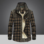 Men's Checked Cotton-Blend Jacket