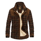 Men's Checked Cotton-Blend Jacket