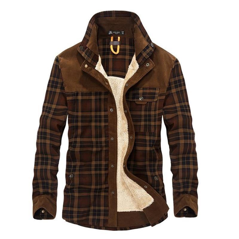 Men's Checked Cotton-Blend Jacket